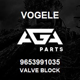 9653991035 Vogele VALVE BLOCK | AGA Parts
