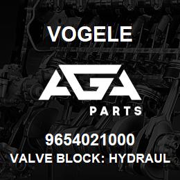 9654021000 Vogele VALVE BLOCK: HYDRAULIC RAMS 2 | AGA Parts