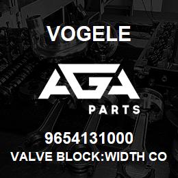 9654131000 Vogele VALVE BLOCK:WIDTH CONTROL | AGA Parts
