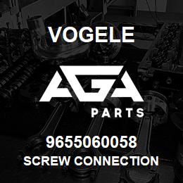 9655060058 Vogele SCREW CONNECTION | AGA Parts
