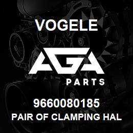 9660080185 Vogele PAIR OF CLAMPING HALVES | AGA Parts
