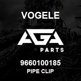 9660100185 Vogele PIPE CLIP | AGA Parts