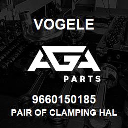 9660150185 Vogele PAIR OF CLAMPING HALVES | AGA Parts