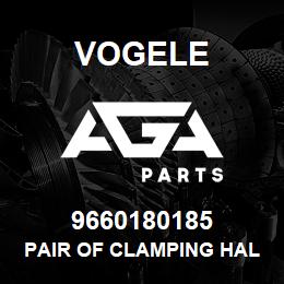 9660180185 Vogele PAIR OF CLAMPING HALVES | AGA Parts