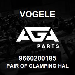 9660200185 Vogele PAIR OF CLAMPING HALVES | AGA Parts