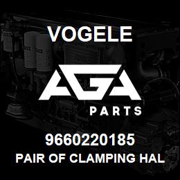 9660220185 Vogele PAIR OF CLAMPING HALVES | AGA Parts