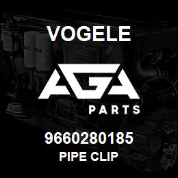 9660280185 Vogele PIPE CLIP | AGA Parts
