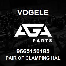 9665150185 Vogele PAIR OF CLAMPING HALVES | AGA Parts