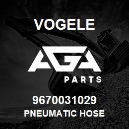 9670031029 Vogele PNEUMATIC HOSE | AGA Parts