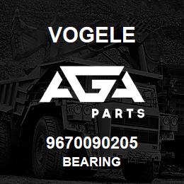 9670090205 Vogele BEARING | AGA Parts