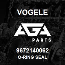 9672140062 Vogele O-RING SEAL | AGA Parts