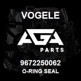 9672250062 Vogele O-RING SEAL | AGA Parts