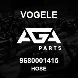 9680001415 Vogele HOSE | AGA Parts