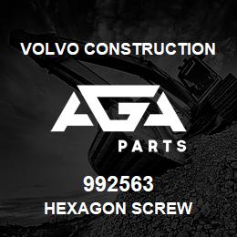 992563 Volvo CE HEXAGON SCREW | AGA Parts