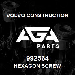 992564 Volvo CE HEXAGON SCREW | AGA Parts