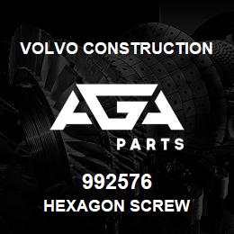 992576 Volvo CE HEXAGON SCREW | AGA Parts