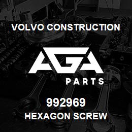 992969 Volvo CE HEXAGON SCREW | AGA Parts