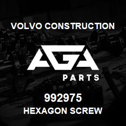 992975 Volvo CE HEXAGON SCREW | AGA Parts