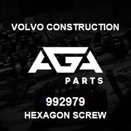 992979 Volvo CE HEXAGON SCREW | AGA Parts