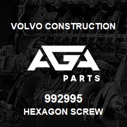 992995 Volvo CE HEXAGON SCREW | AGA Parts