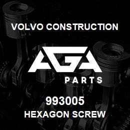 993005 Volvo CE HEXAGON SCREW | AGA Parts