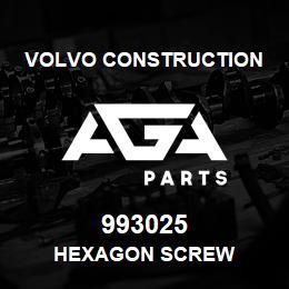 993025 Volvo CE HEXAGON SCREW | AGA Parts