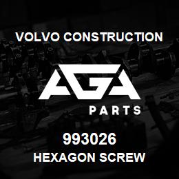 993026 Volvo CE HEXAGON SCREW | AGA Parts