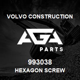 993038 Volvo CE HEXAGON SCREW | AGA Parts