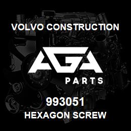 993051 Volvo CE HEXAGON SCREW | AGA Parts