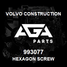 993077 Volvo CE HEXAGON SCREW | AGA Parts