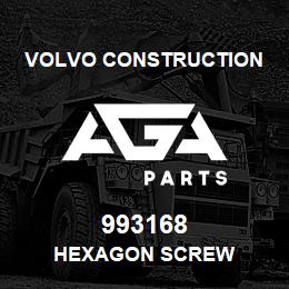 993168 Volvo CE HEXAGON SCREW | AGA Parts