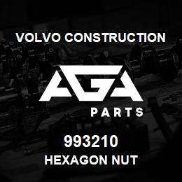 993210 Volvo CE HEXAGON NUT | AGA Parts