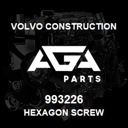 993226 Volvo CE HEXAGON SCREW | AGA Parts