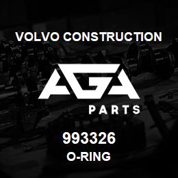 993326 Volvo CE O-RING | AGA Parts