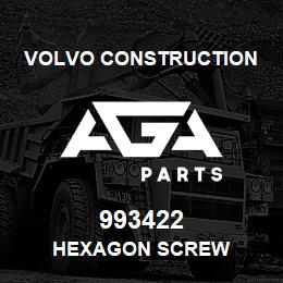 993422 Volvo CE HEXAGON SCREW | AGA Parts