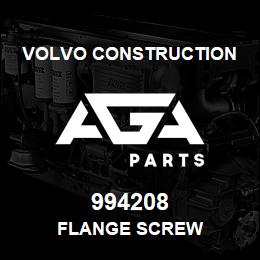 994208 Volvo CE FLANGE SCREW | AGA Parts