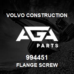 994451 Volvo CE FLANGE SCREW | AGA Parts