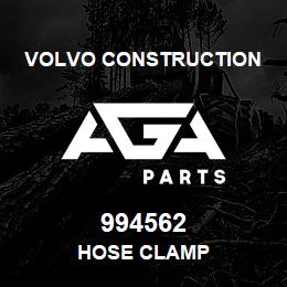 994562 Volvo CE HOSE CLAMP | AGA Parts