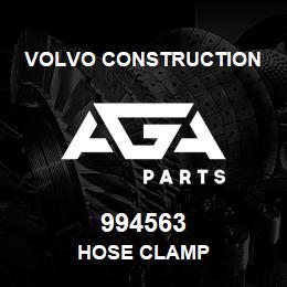 994563 Volvo CE HOSE CLAMP | AGA Parts