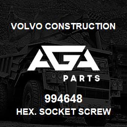 994648 Volvo CE HEX. SOCKET SCREW | AGA Parts