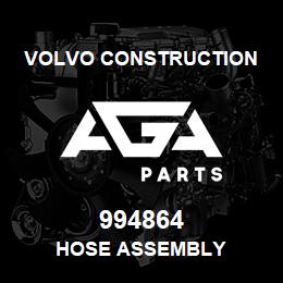 994864 Volvo CE HOSE ASSEMBLY | AGA Parts