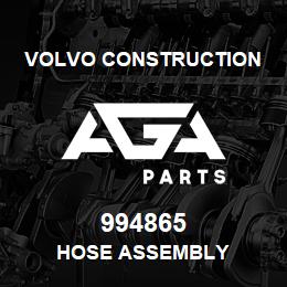 994865 Volvo CE HOSE ASSEMBLY | AGA Parts