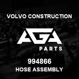 994866 Volvo CE HOSE ASSEMBLY | AGA Parts