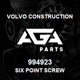 994923 Volvo CE SIX POINT SCREW | AGA Parts