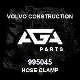 995045 Volvo CE HOSE CLAMP | AGA Parts