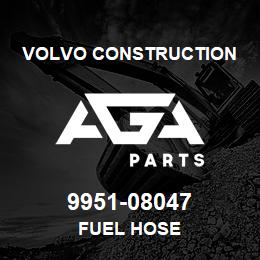 9951-08047 Volvo CE FUEL HOSE | AGA Parts