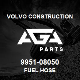 9951-08050 Volvo CE FUEL HOSE | AGA Parts