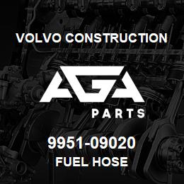 9951-09020 Volvo CE FUEL HOSE | AGA Parts