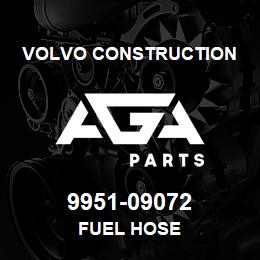 9951-09072 Volvo CE FUEL HOSE | AGA Parts