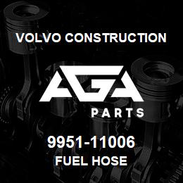 9951-11006 Volvo CE FUEL HOSE | AGA Parts